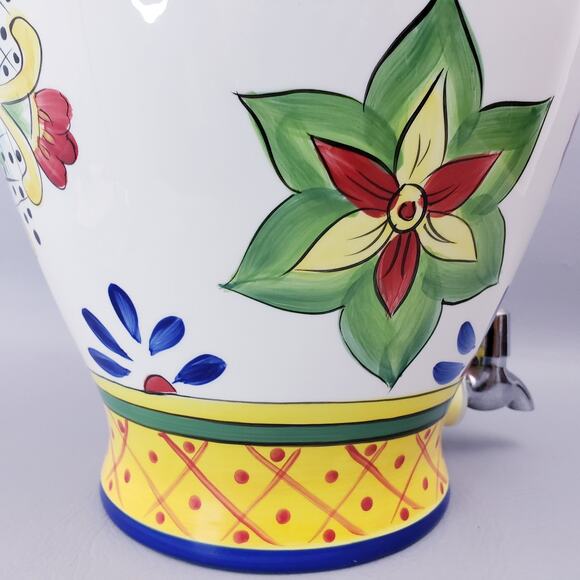 Tabletops Gallery Benito Large Beverage Crock With Lid Dispenser - Picture 11 of 16